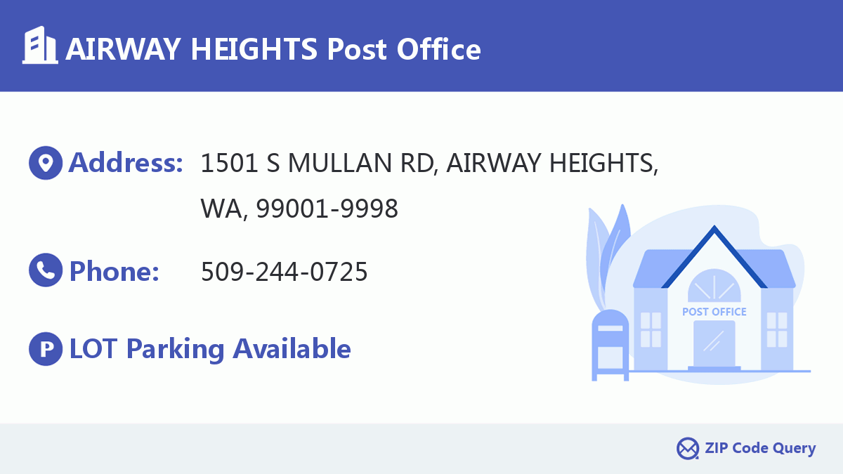 Post Office:AIRWAY HEIGHTS