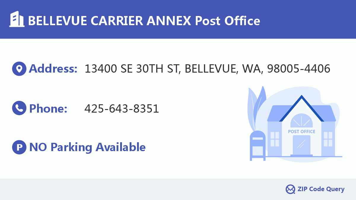 Post Office:BELLEVUE CARRIER ANNEX