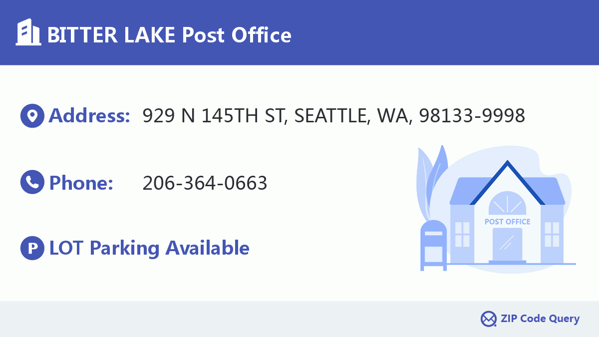 Post Office:BITTER LAKE
