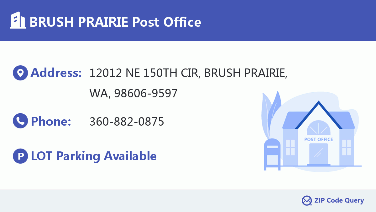 Post Office:BRUSH PRAIRIE