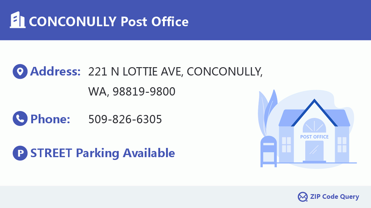 Post Office:CONCONULLY