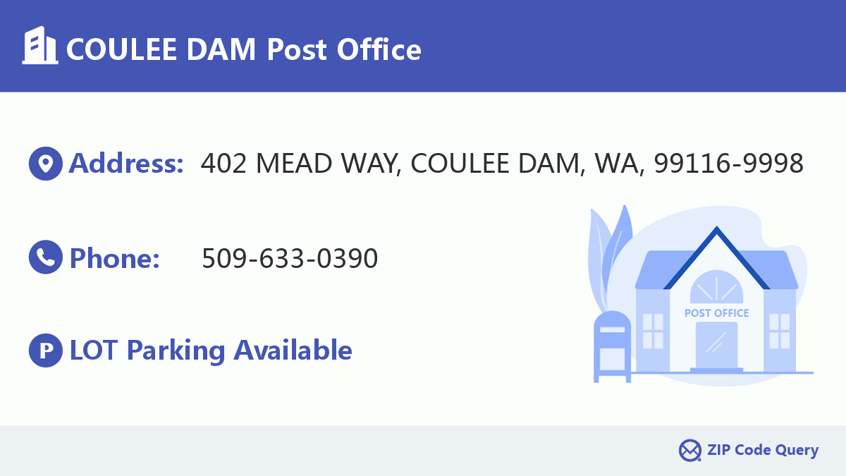 Post Office:COULEE DAM