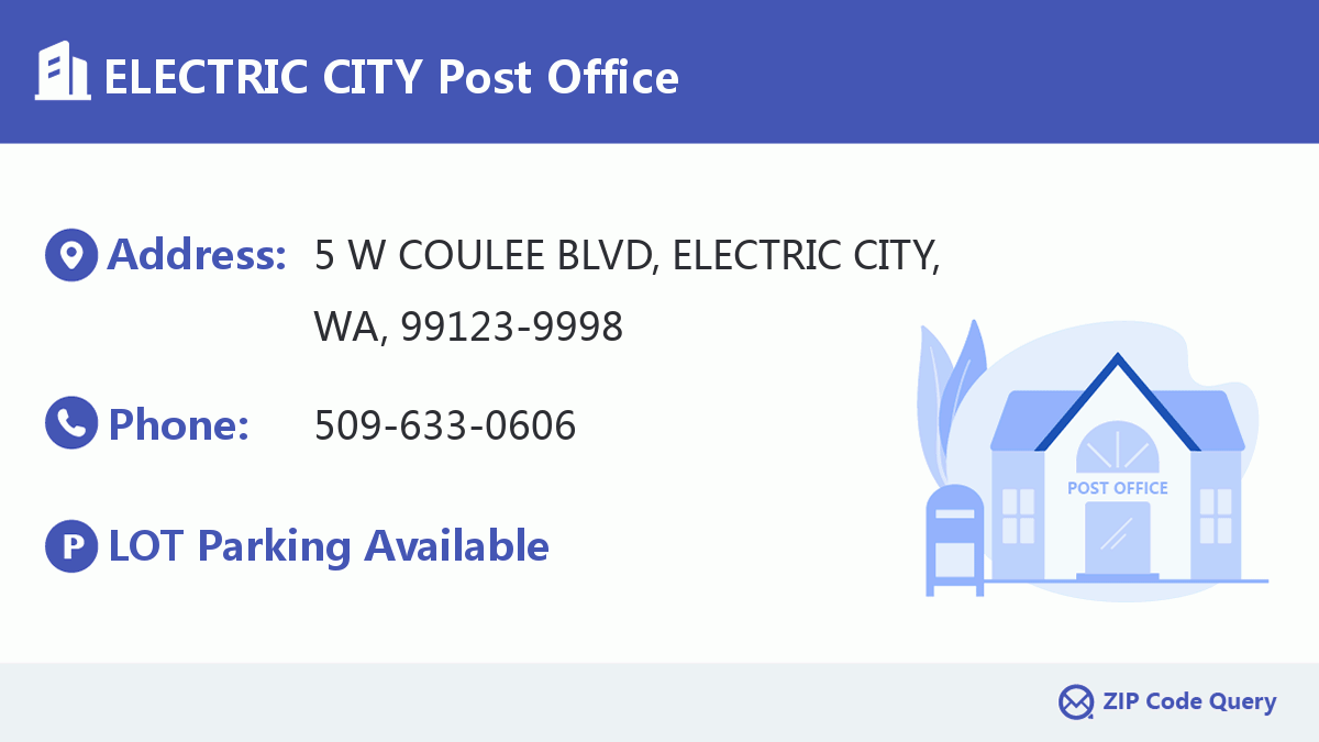 Post Office:ELECTRIC CITY