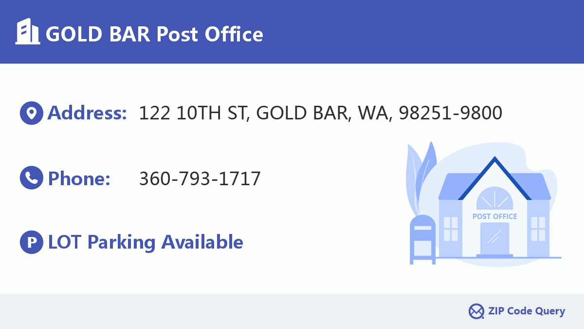 Post Office:GOLD BAR