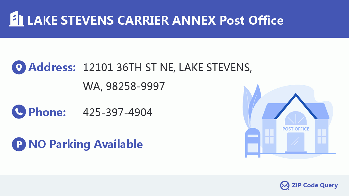 Post Office:LAKE STEVENS CARRIER ANNEX
