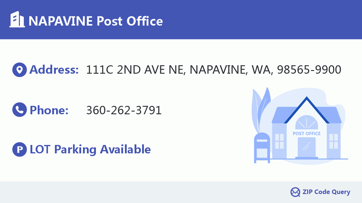 Post Office:NAPAVINE