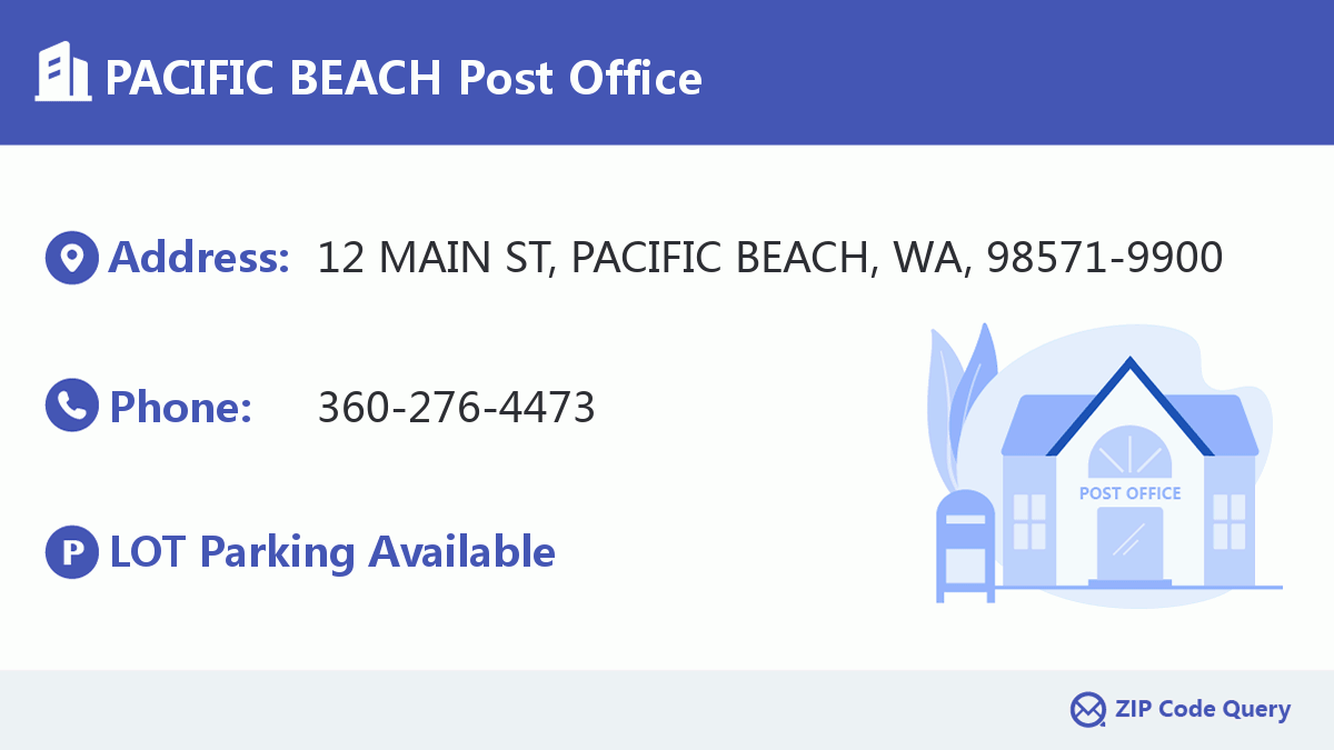 Post Office:PACIFIC BEACH