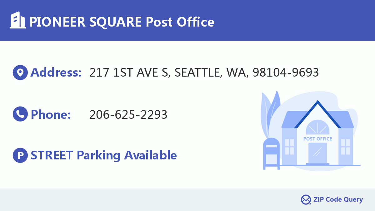 Post Office:PIONEER SQUARE