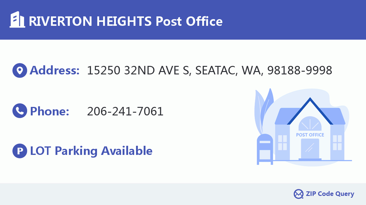 Post Office:RIVERTON HEIGHTS
