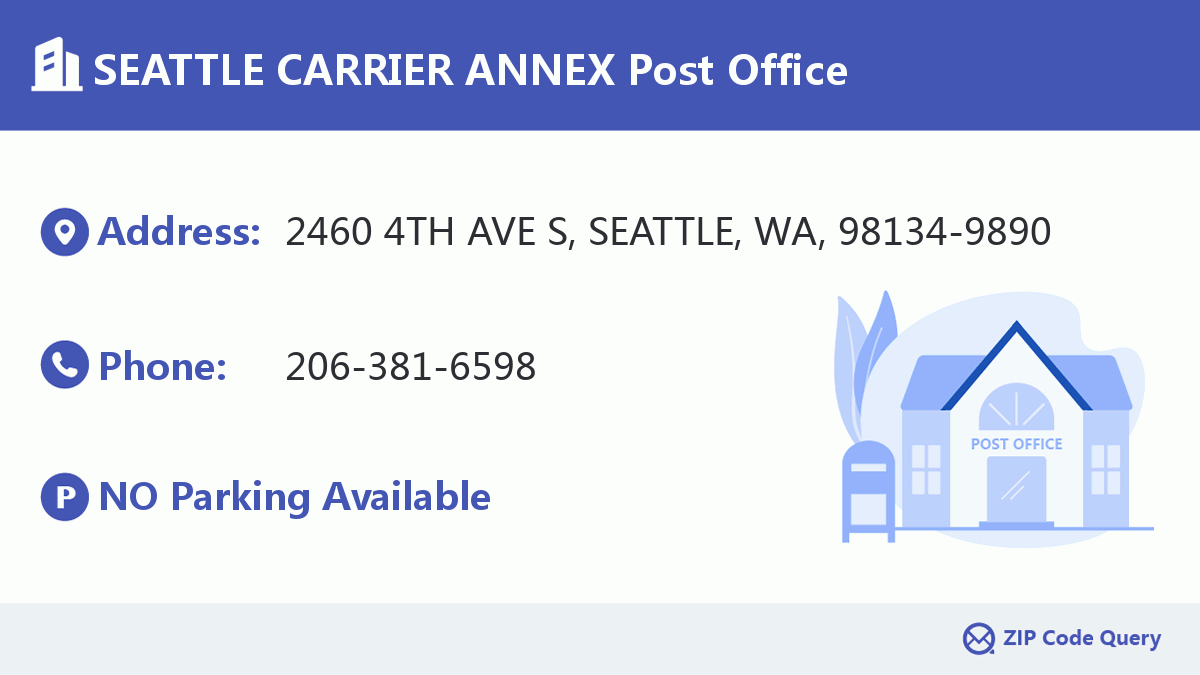 Post Office:SEATTLE CARRIER ANNEX