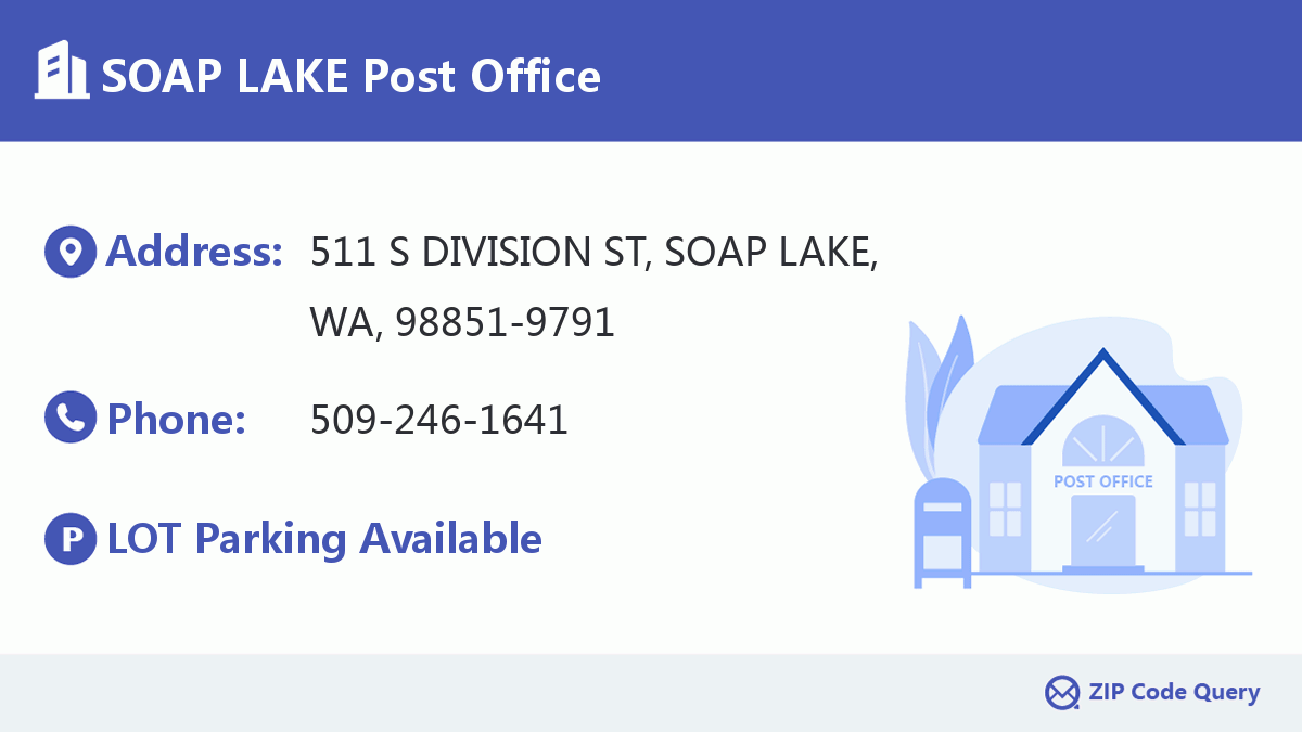 Post Office:SOAP LAKE