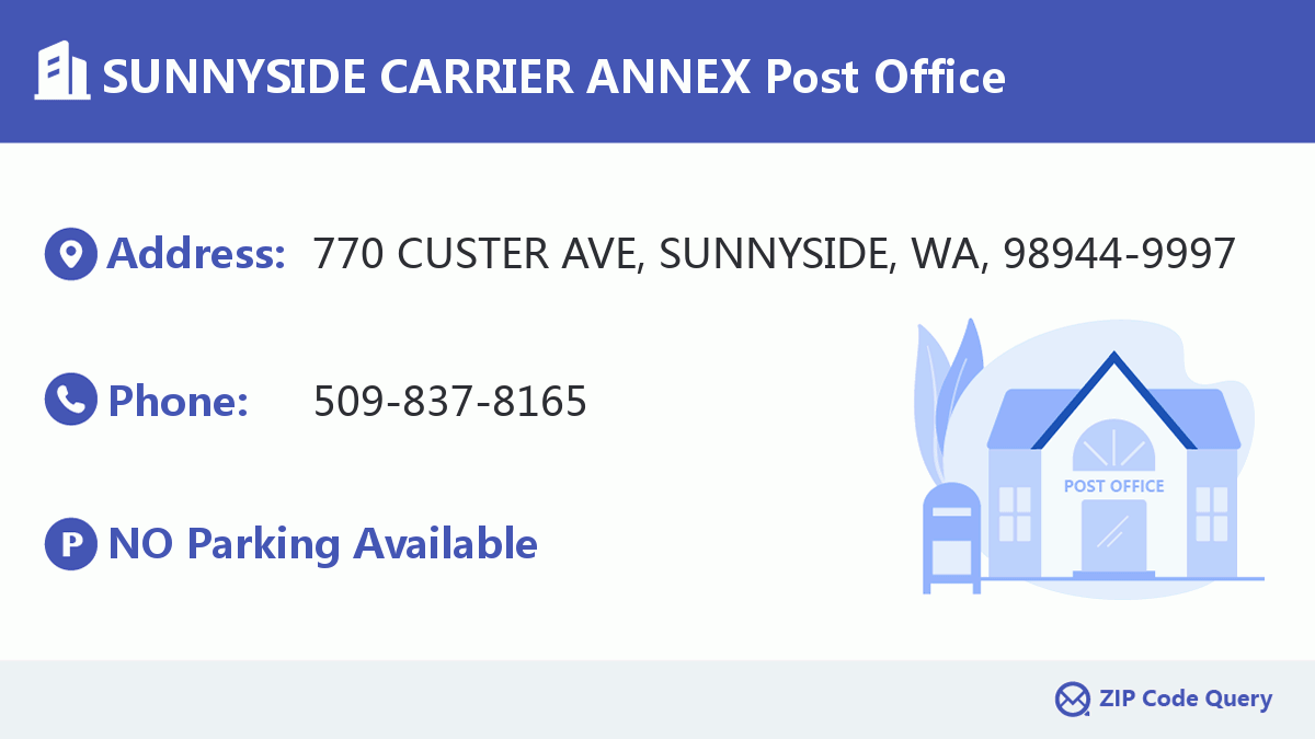 Post Office:SUNNYSIDE CARRIER ANNEX