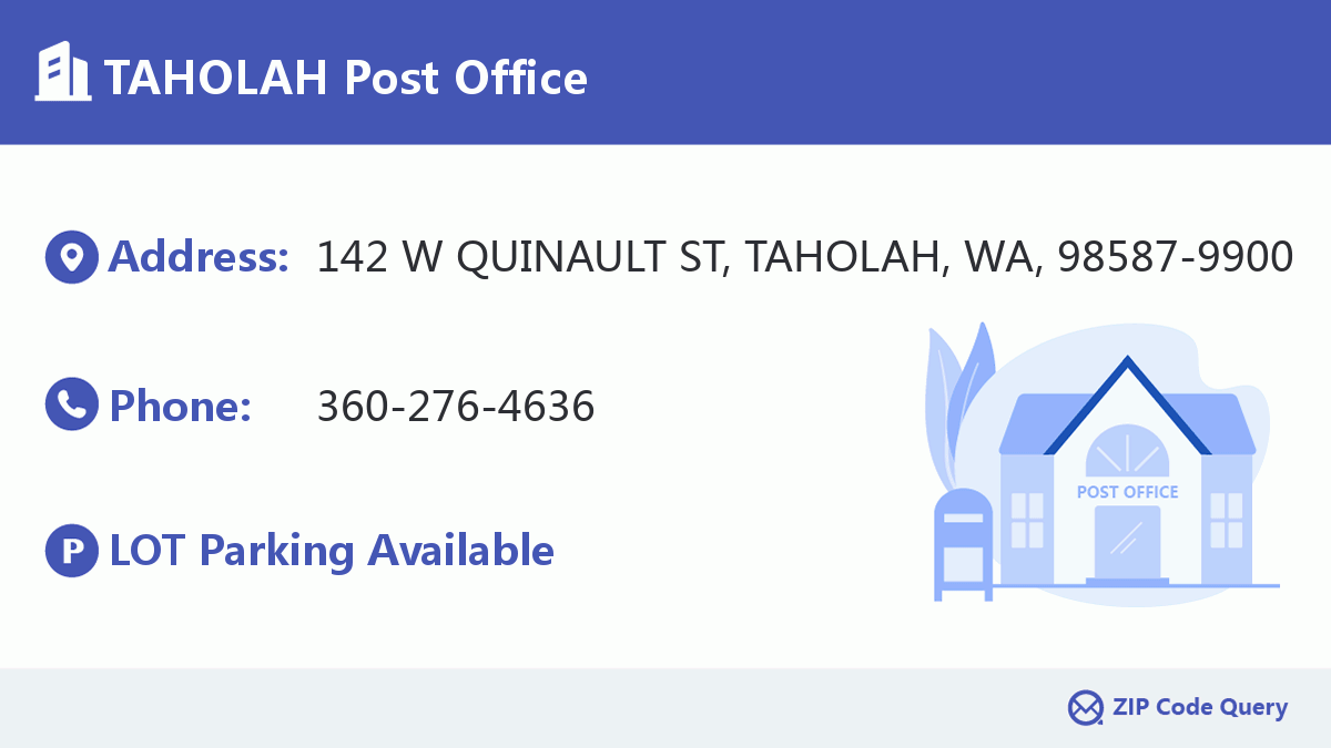 Post Office:TAHOLAH