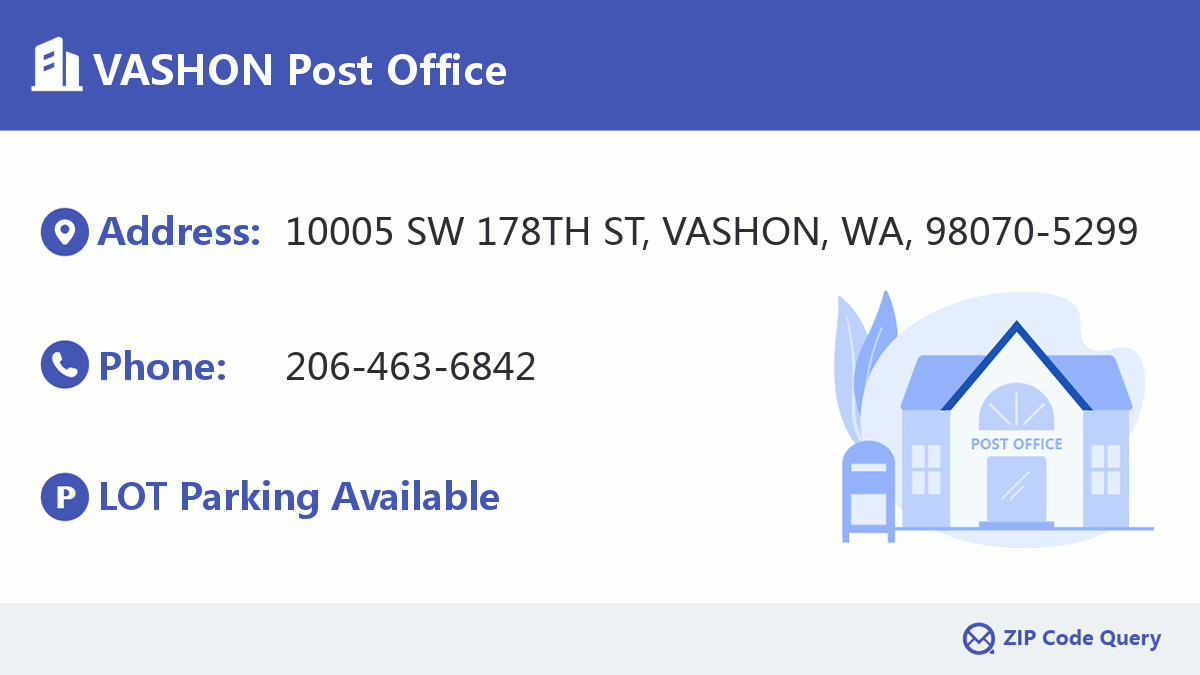 Post Office:VASHON