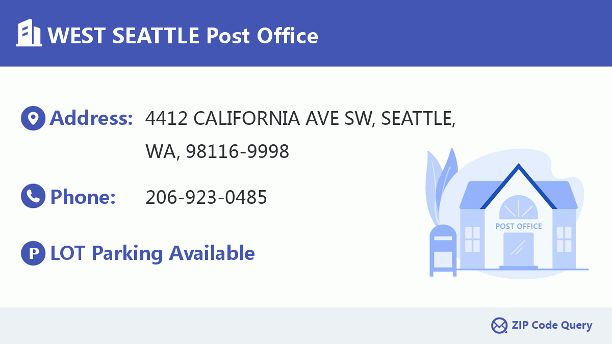Post Office:WEST SEATTLE