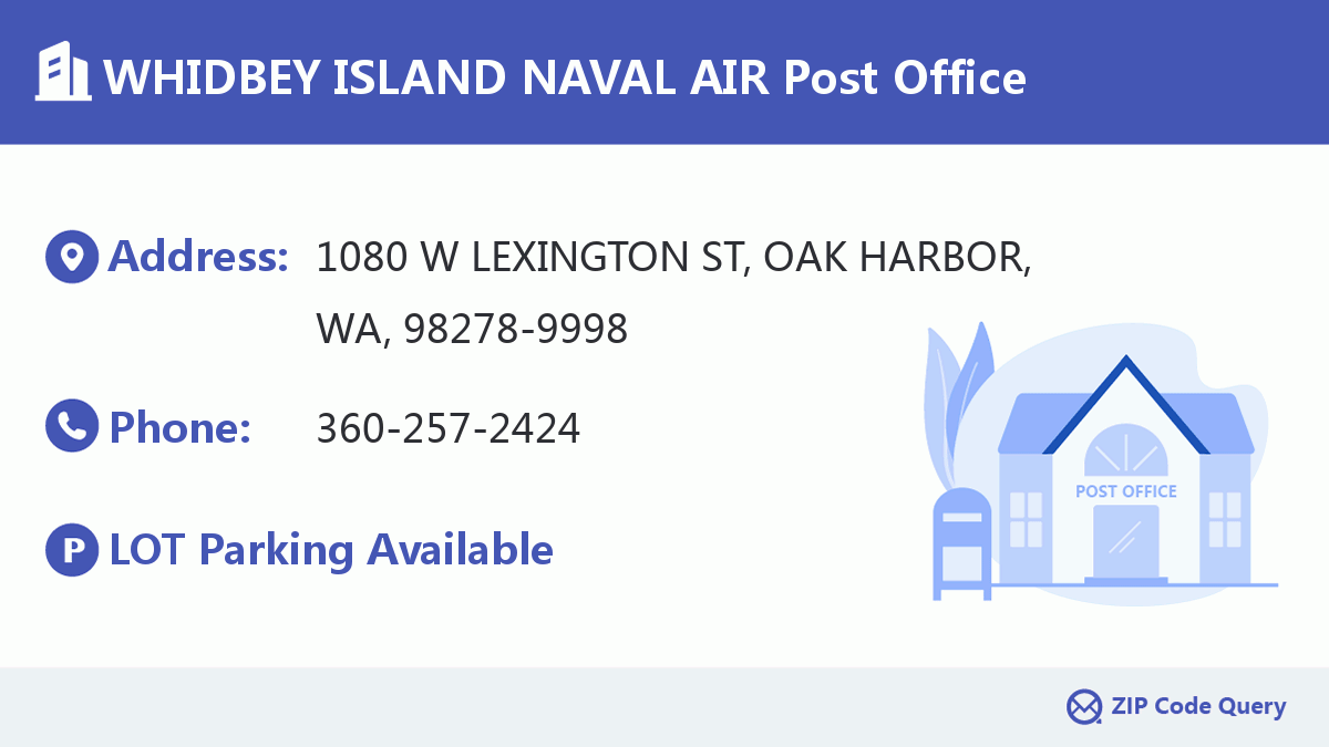 Post Office:WHIDBEY ISLAND NAVAL AIR